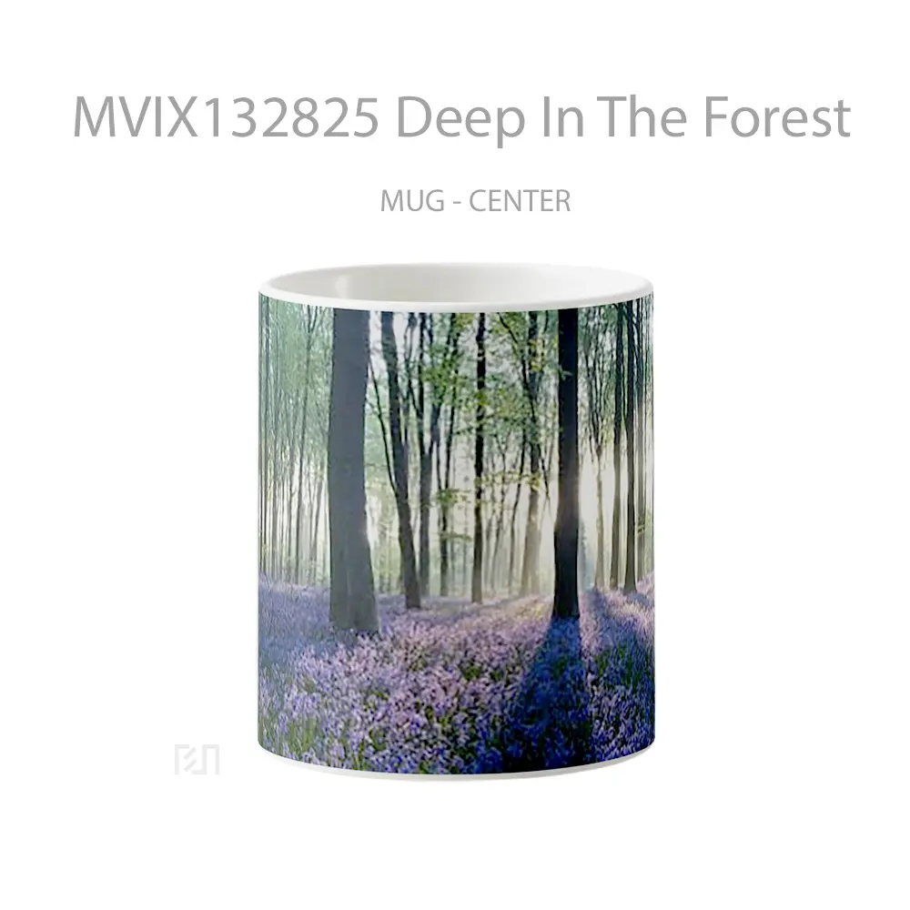 Mug Deep In The Forest Gelas Pemandangan Alam