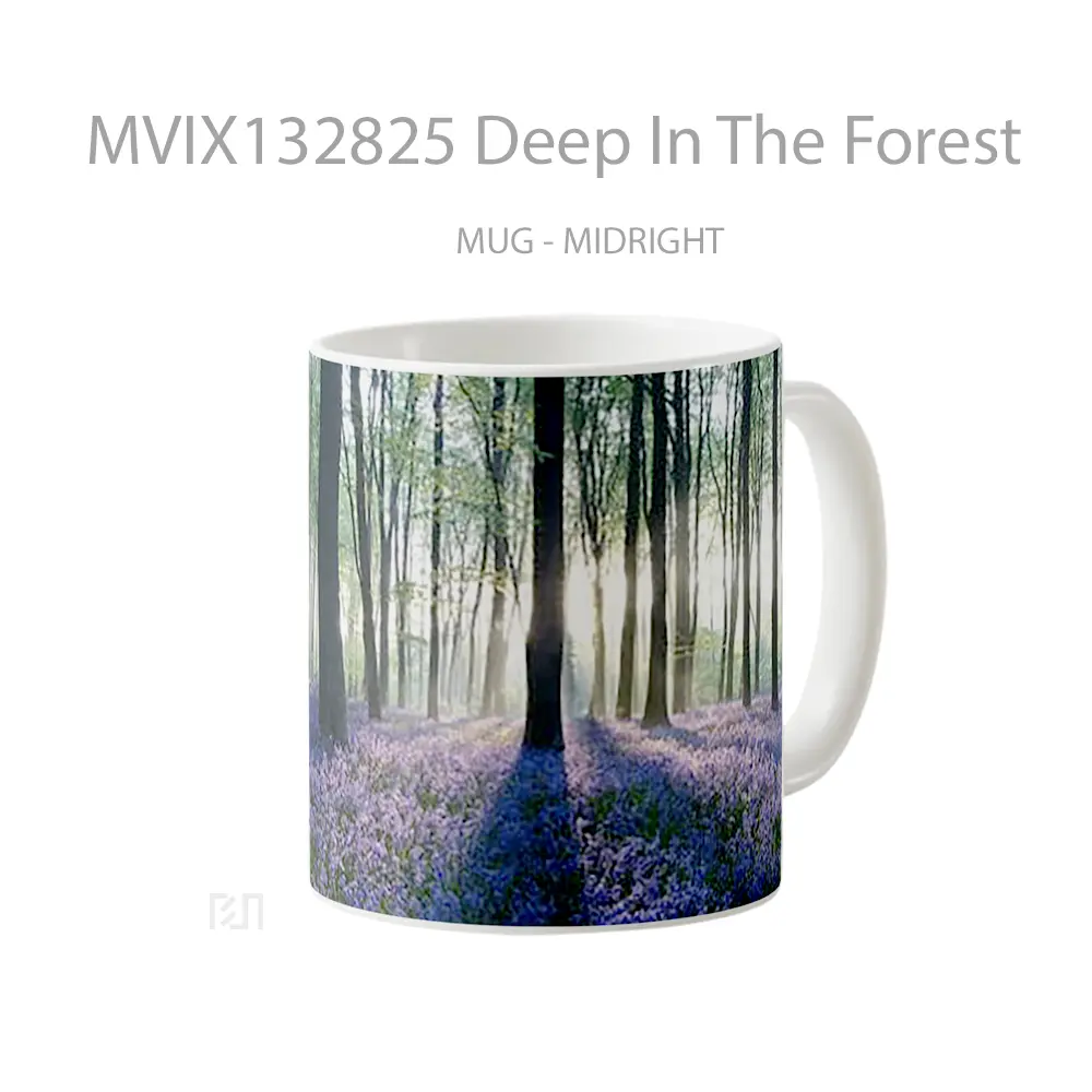 Mug Deep In The Forest Gelas Pemandangan Alam - All-side / Desain