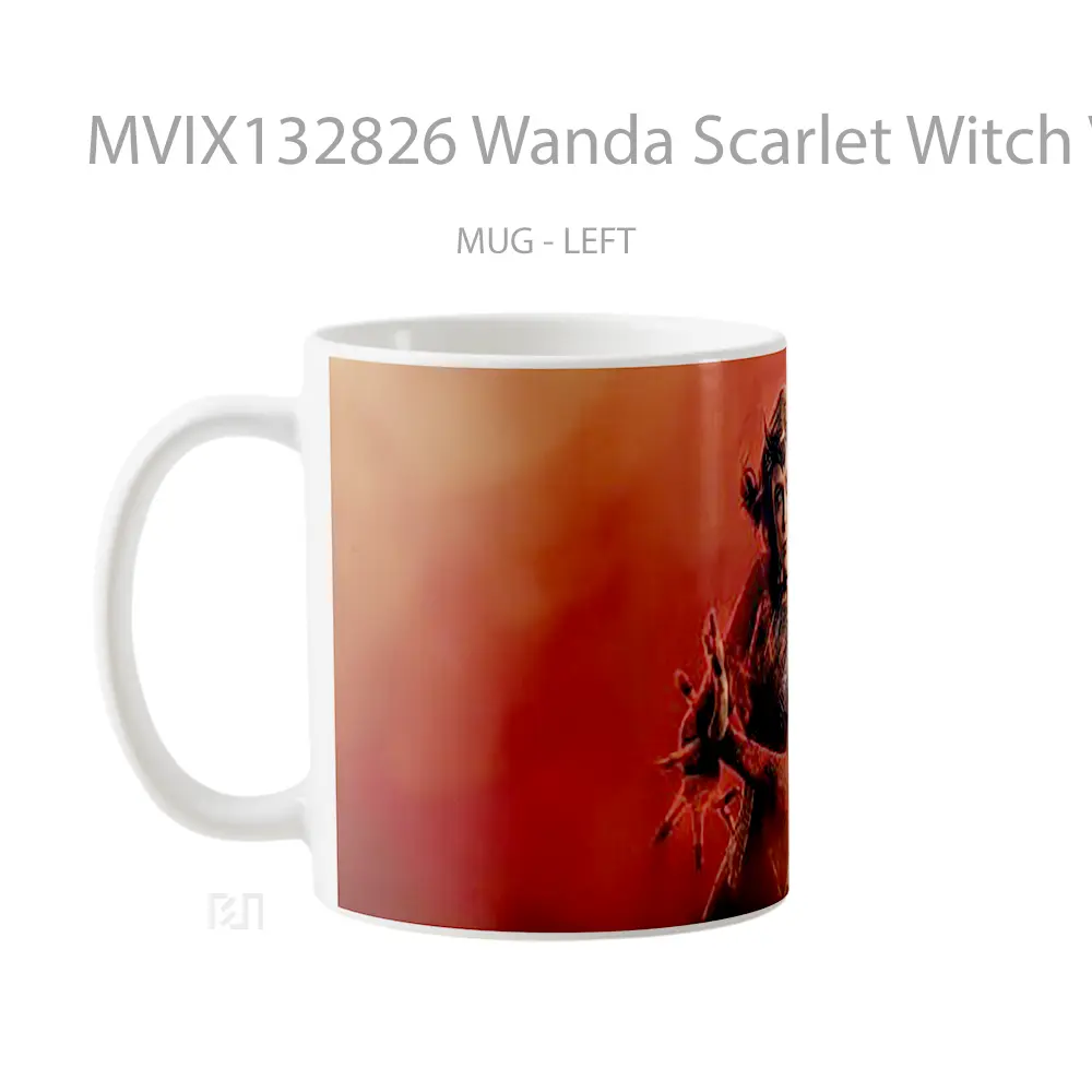 Mug Wanda Scarlet Witch V1 Gelas Superhero - All-side / Desain