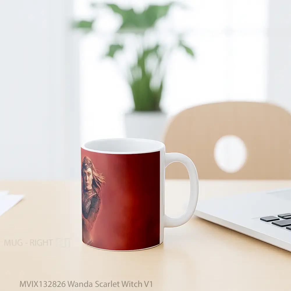 Mug Wanda Scarlet Witch V1 Gelas Superhero - All-side / Desain