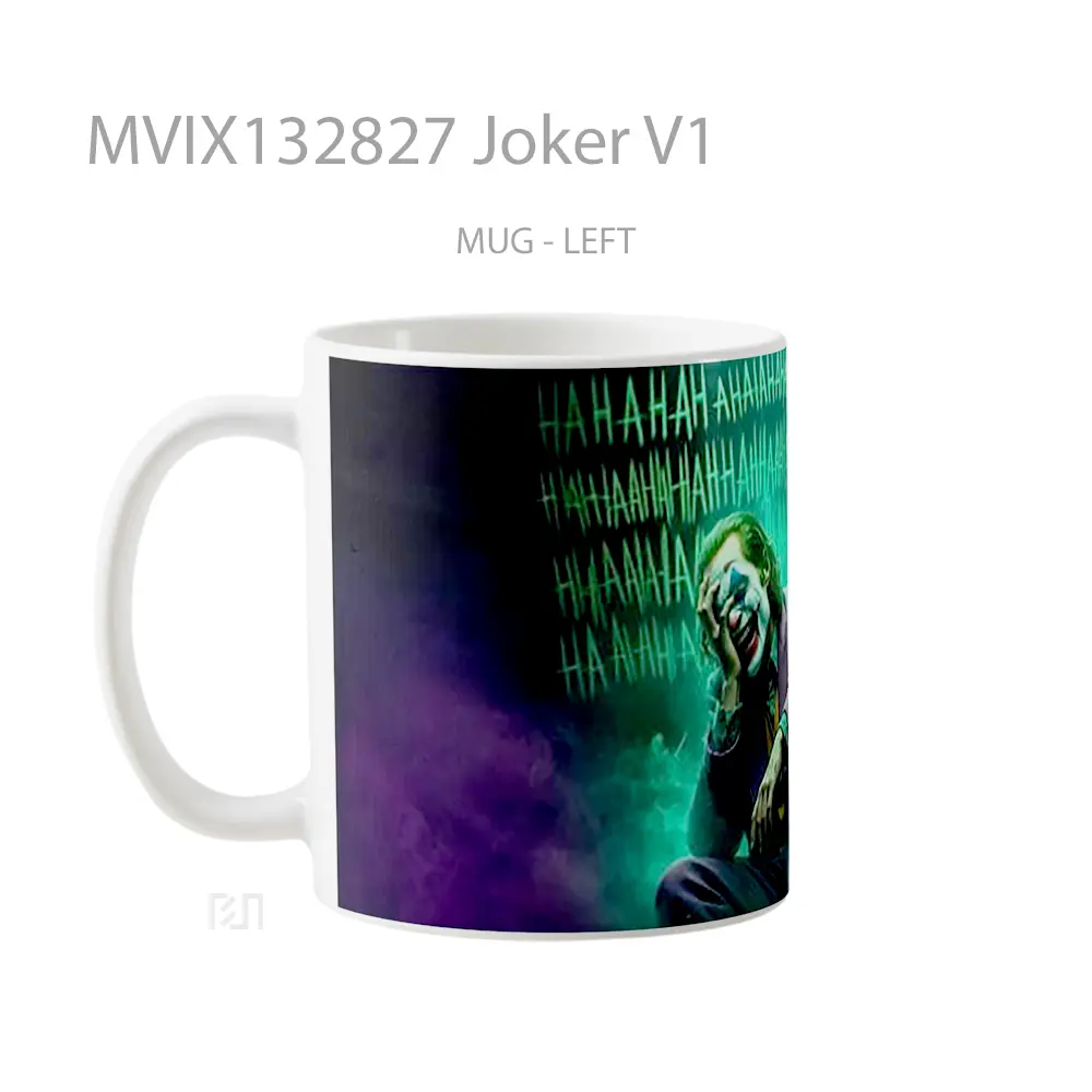 Mug Joker V1 Gelas Superhero - All-side / Desain
