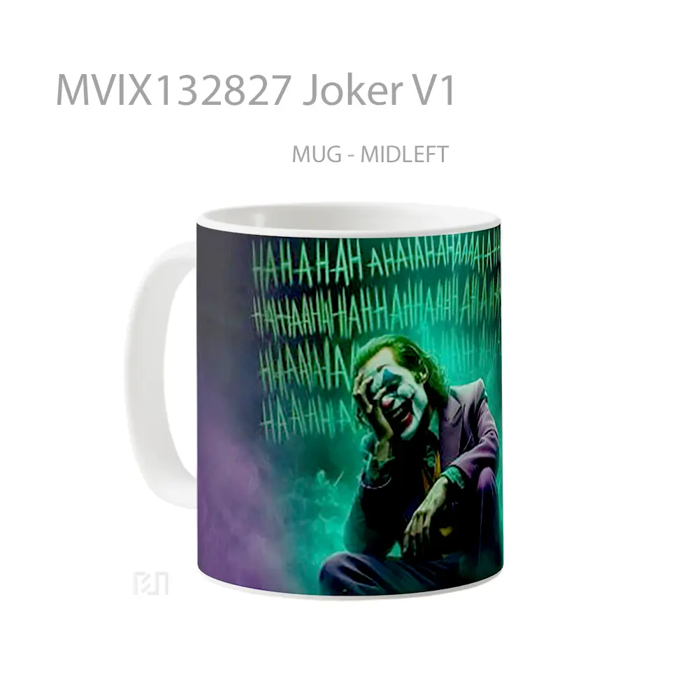 Mug Joker V1 Gelas Superhero - All-side / Desain