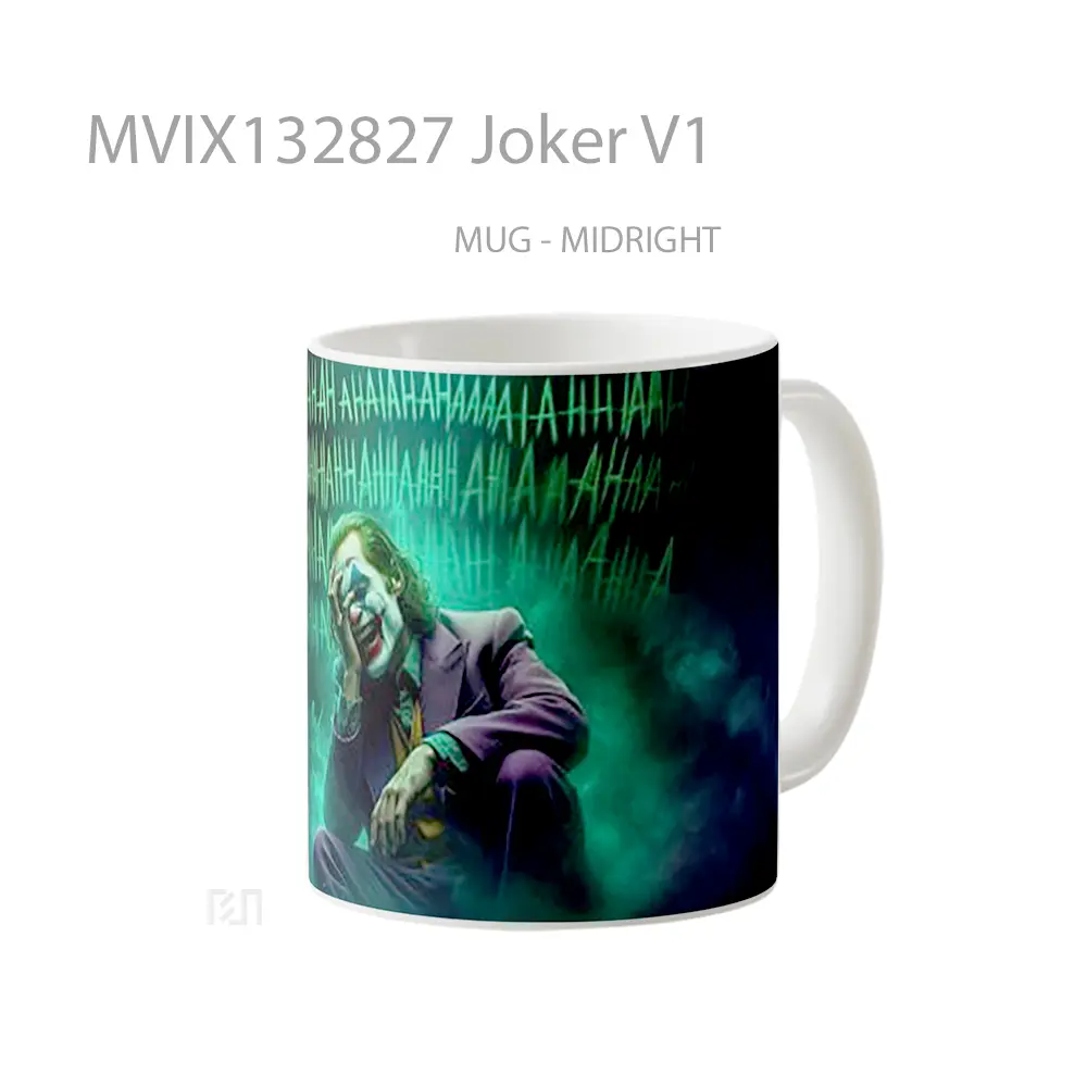 Mug Joker V1 Gelas Superhero - All-side / Desain