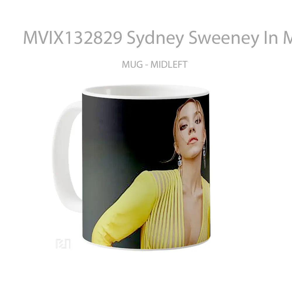 Mug Sydney Sweeney In Michelle Monique Gelas Keramik Unik - All-side / Desain