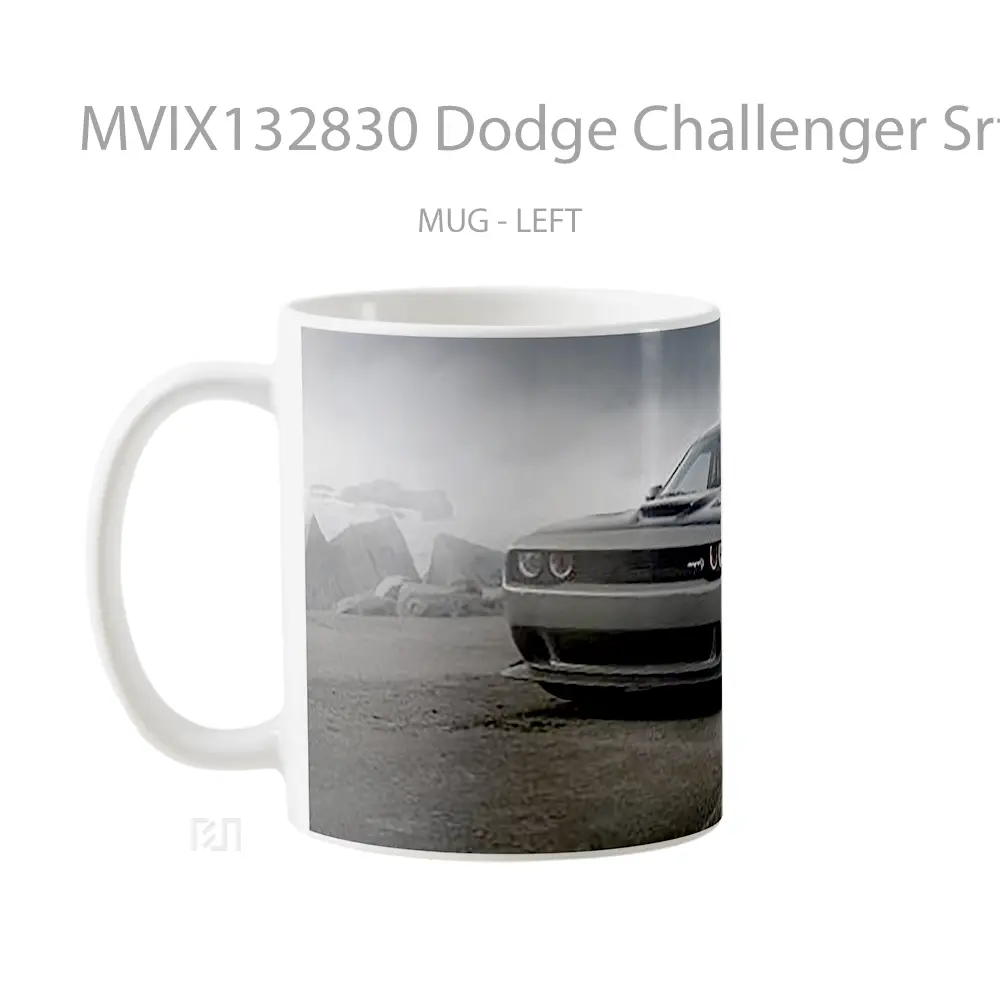 Mug Dodge Challenger Srt V1 Gelas Keramik Unik - All-side / Desain
