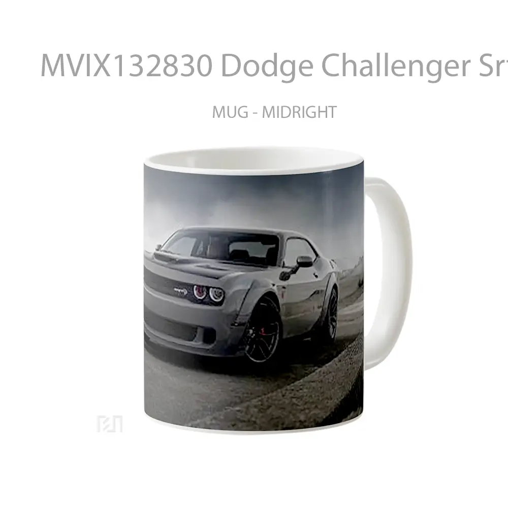 Mug Dodge Challenger Srt V1 Gelas Keramik Unik - All-side / Desain