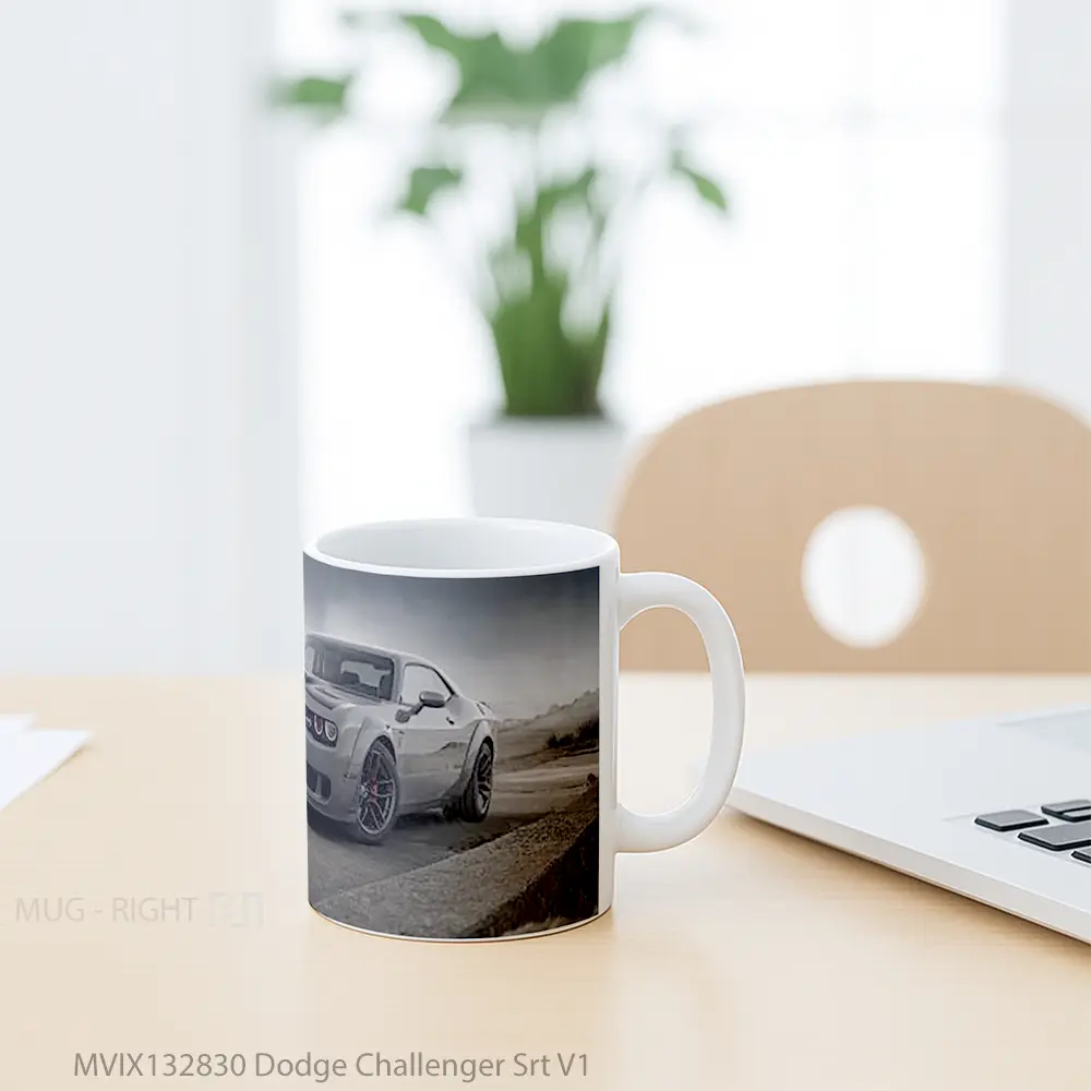 Mug Dodge Challenger Srt V1 Gelas Keramik Unik - All-side / Desain