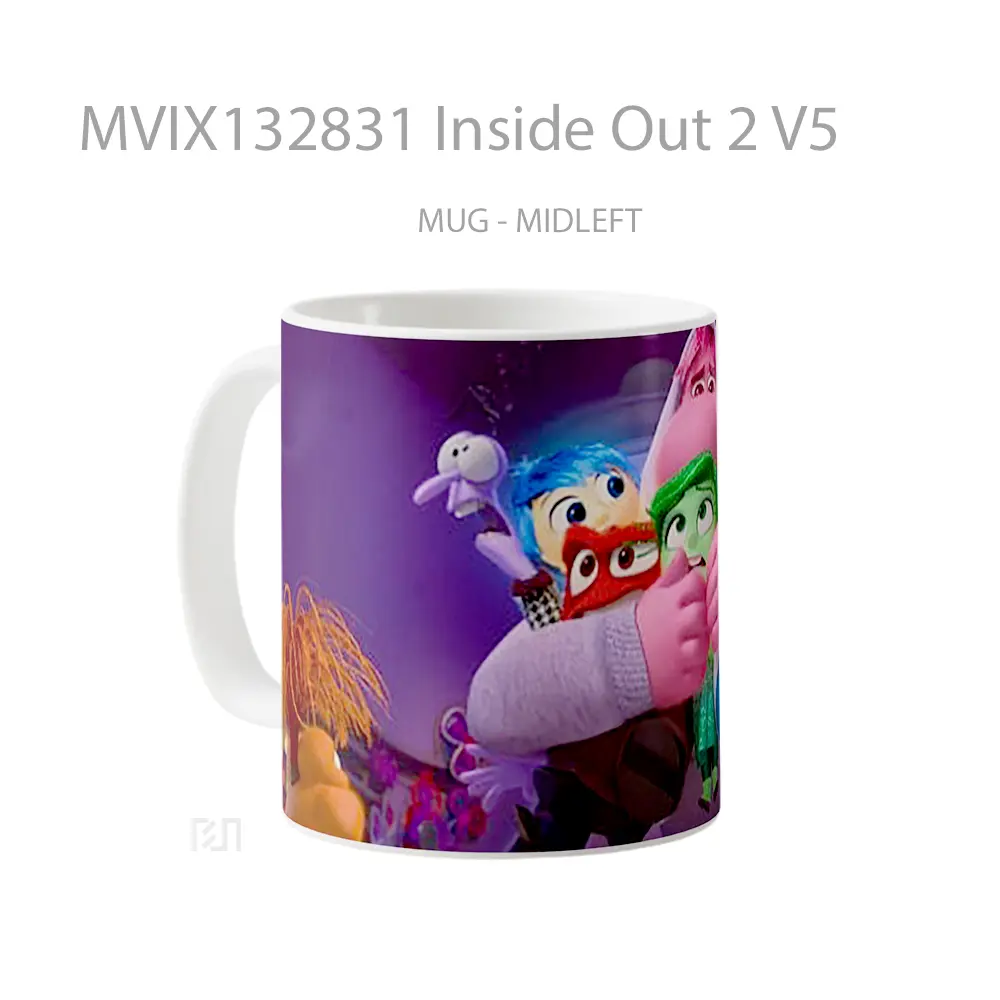 Mug Inside Out 2 V5 Gelas Keramik Unik - All-side / Desain