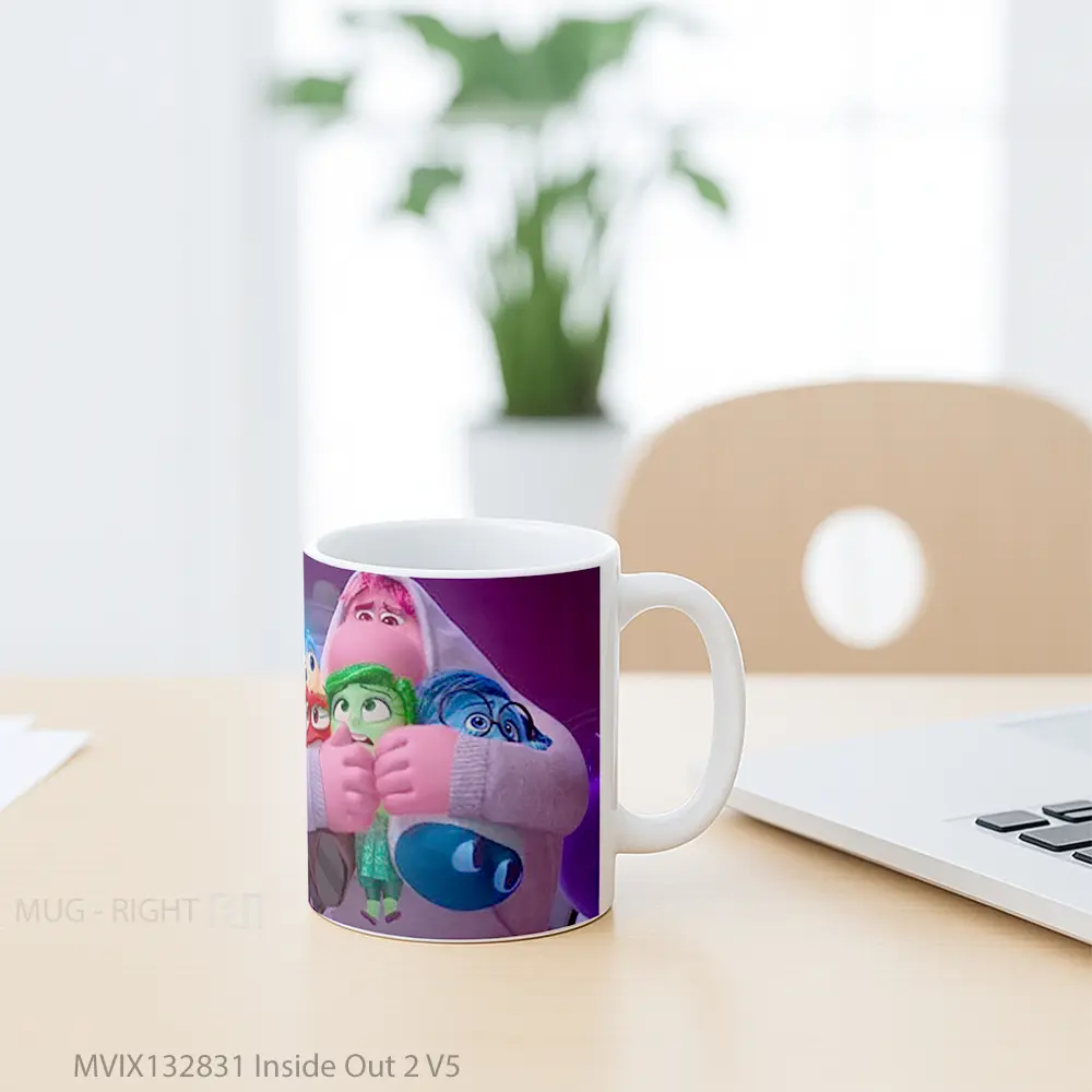 Mug Inside Out 2 V5 Gelas Keramik Unik - All-side / Desain