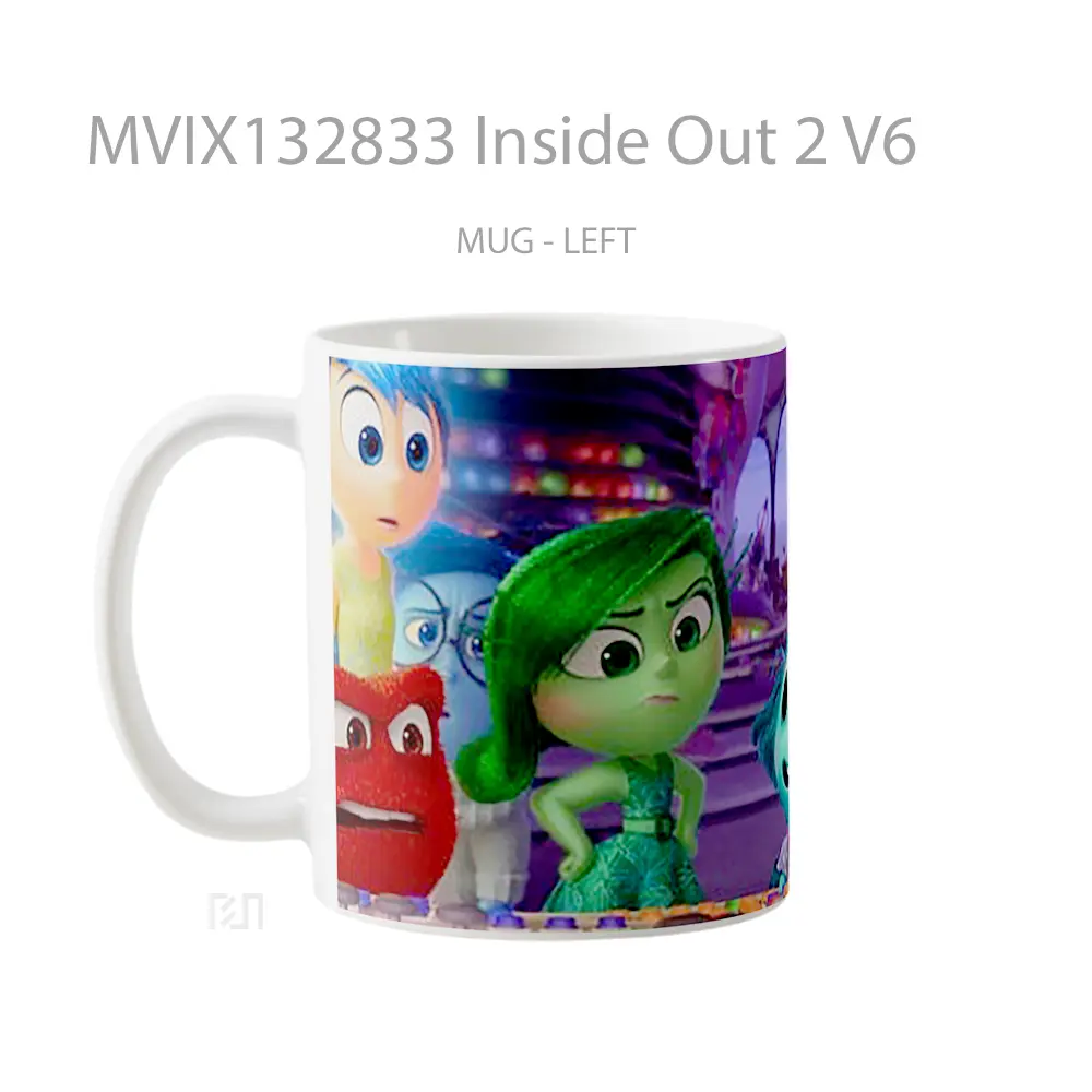 Mug Inside Out 2 V6 Gelas Keramik Unik - All-side / Desain