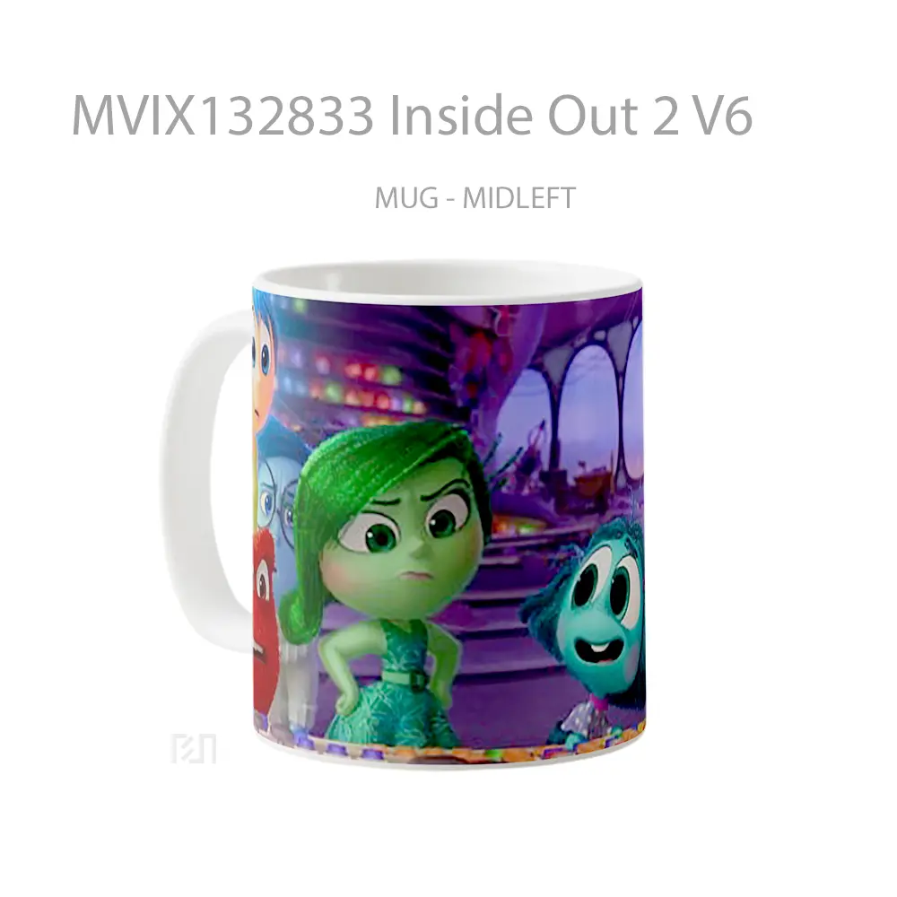 Mug Inside Out 2 V6 Gelas Keramik Unik - All-side / Desain