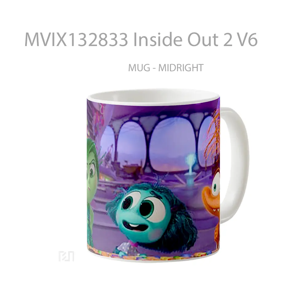 Mug Inside Out 2 V6 Gelas Keramik Unik - All-side / Desain