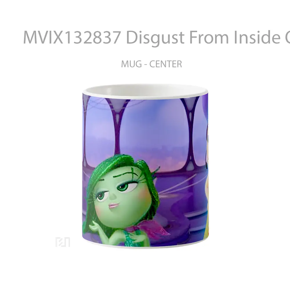 Mug Disgust From Inside Out 2 Gelas Keramik Unik