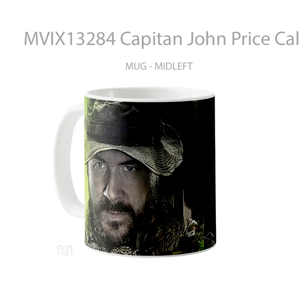 Mug Capitan John Price Call Of Duty Modern Warfare Cangkir Gamer - All-side / Desain
