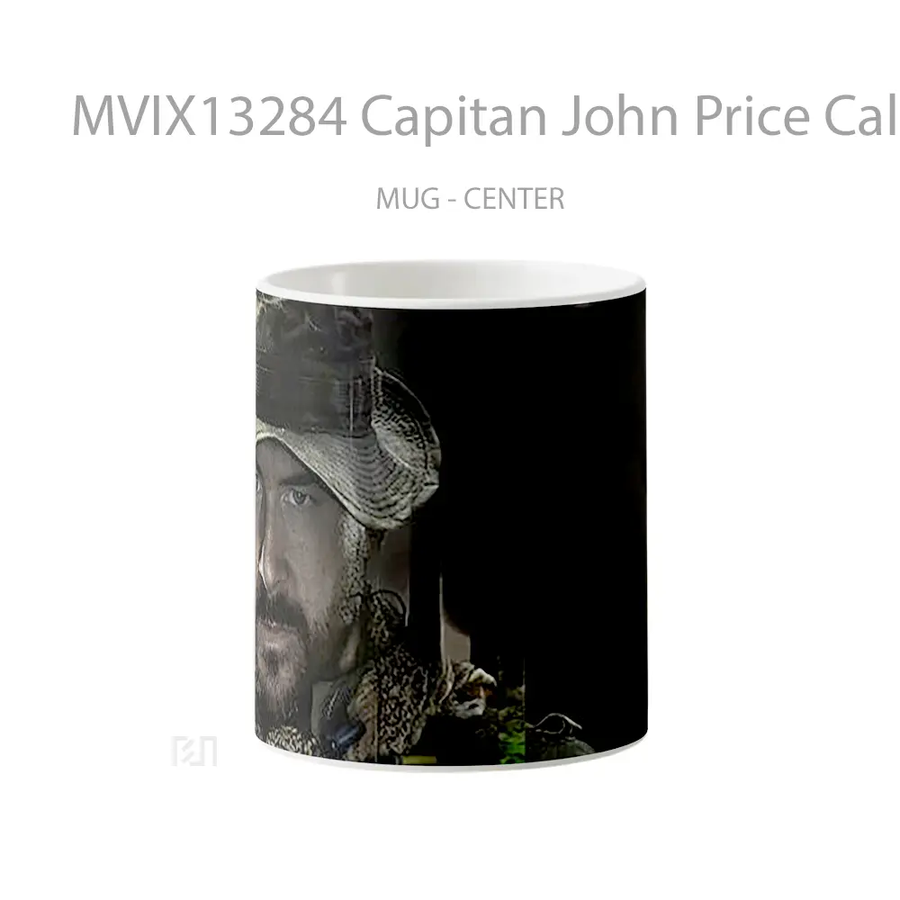 Mug Capitan John Price Call Of Duty Modern Warfare Cangkir Gamer