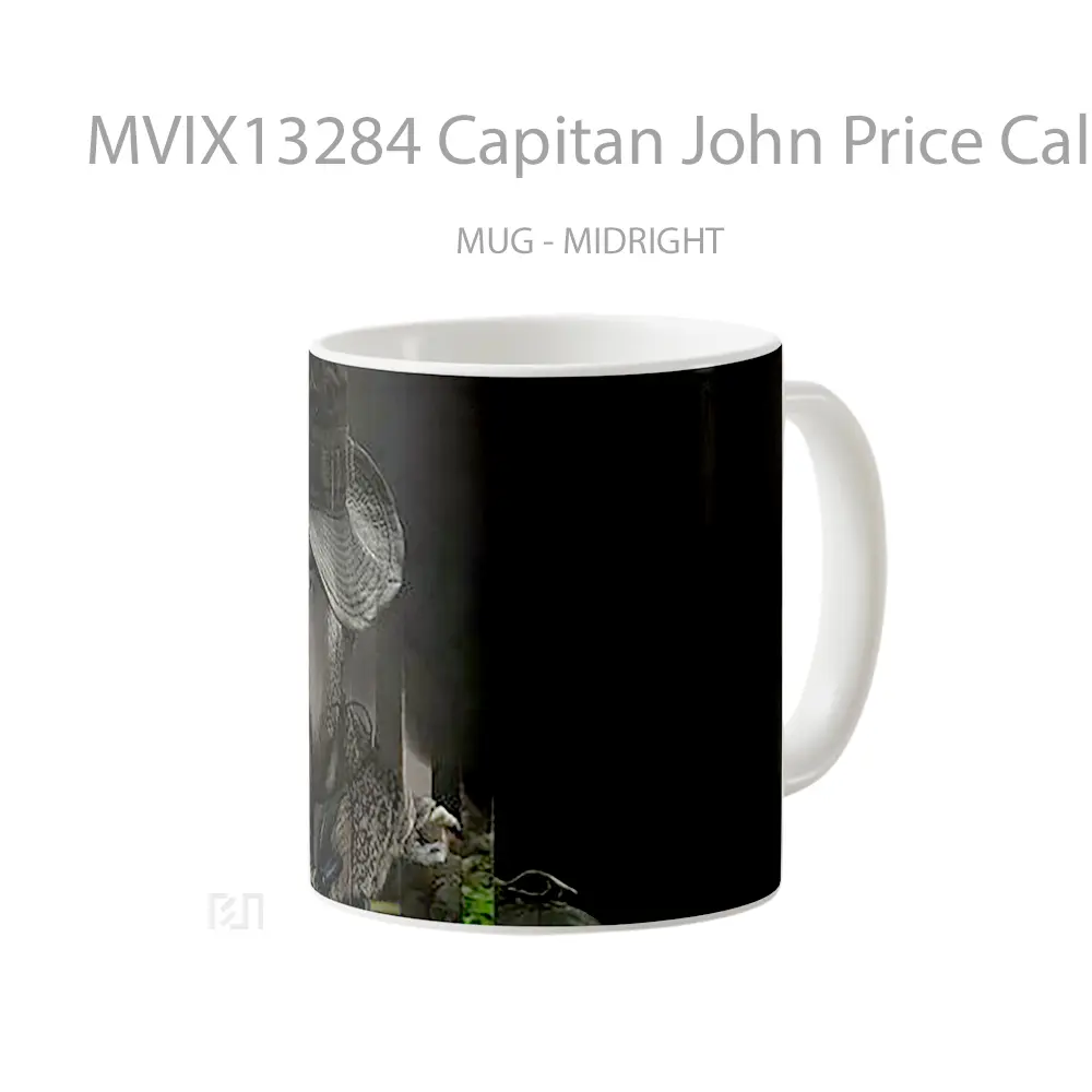 Mug Capitan John Price Call Of Duty Modern Warfare Cangkir Gamer - All-side / Desain