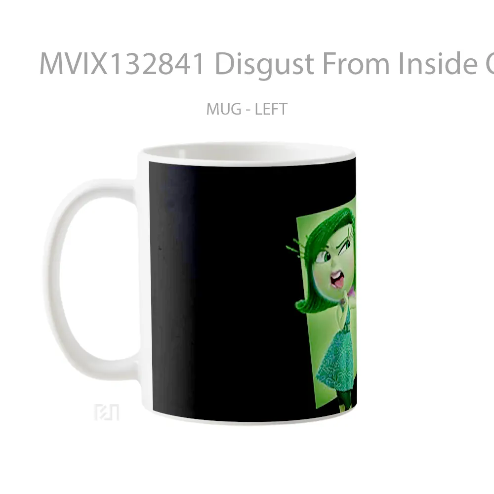 Mug Disgust From Inside Out Gelas Keramik Unik - All-side / Desain
