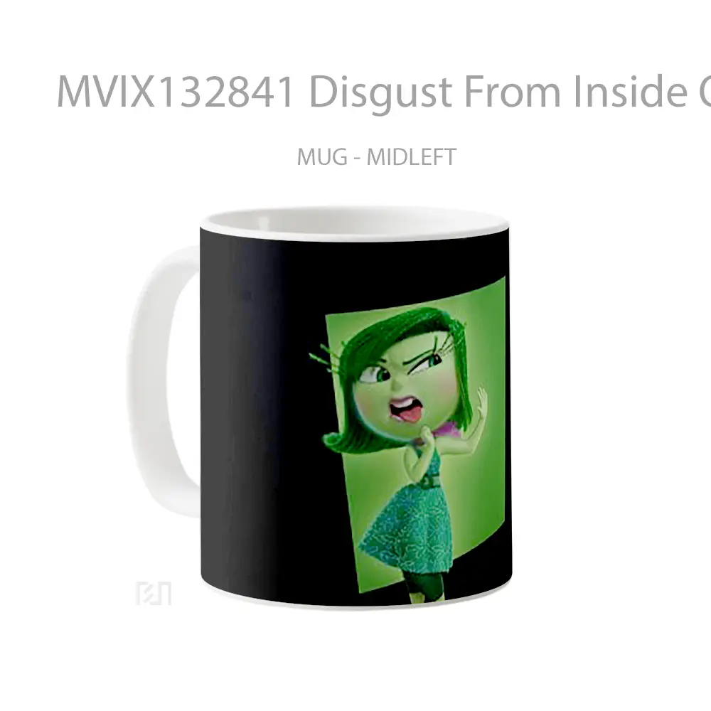 Mug Disgust From Inside Out Gelas Keramik Unik - All-side / Desain