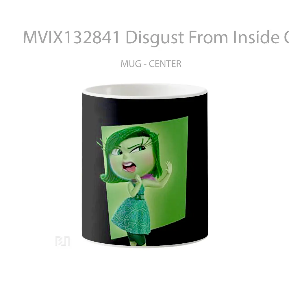 Mug Disgust From Inside Out Gelas Keramik Unik