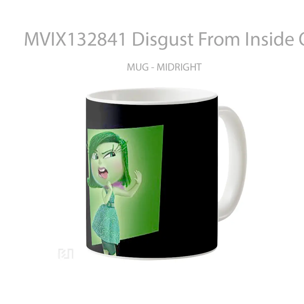 Mug Disgust From Inside Out Gelas Keramik Unik - All-side / Desain