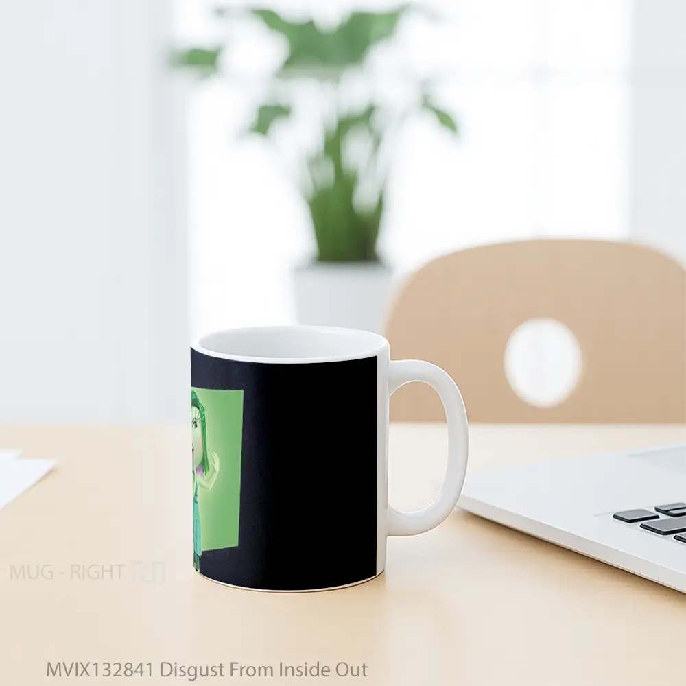 Mug Disgust From Inside Out Gelas Keramik Unik - All-side / Desain