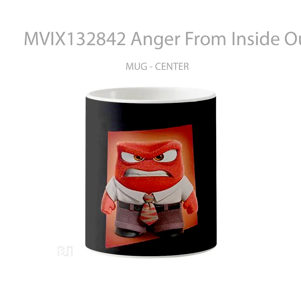 Mug Anger From Inside Out Gelas Keramik Unik