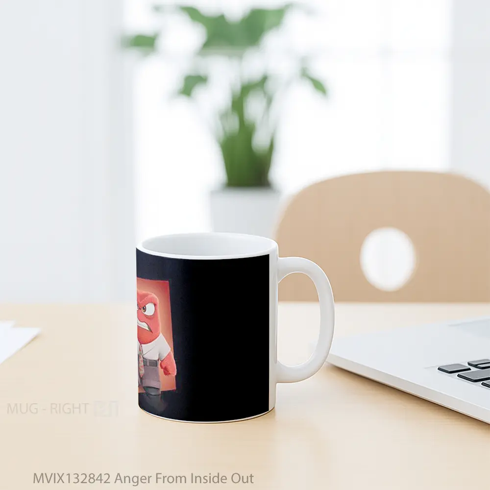 Mug Anger From Inside Out Gelas Keramik Unik - All-side / Desain