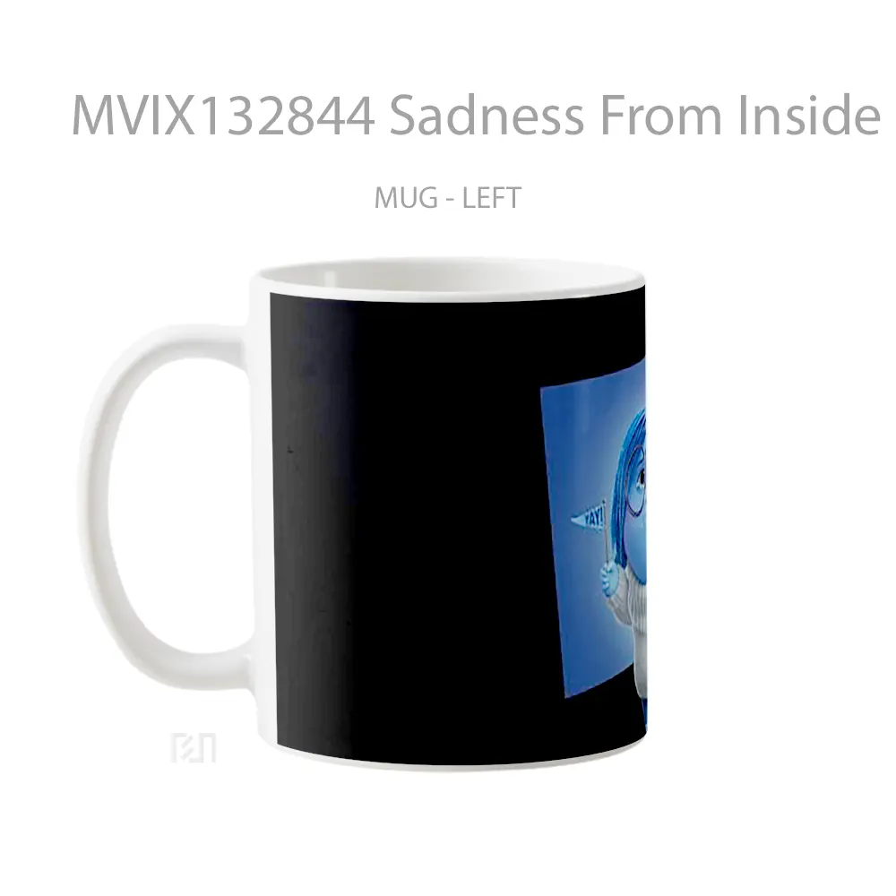 Mug Sadness From Inside Out Gelas Keramik Unik - All-side / Desain