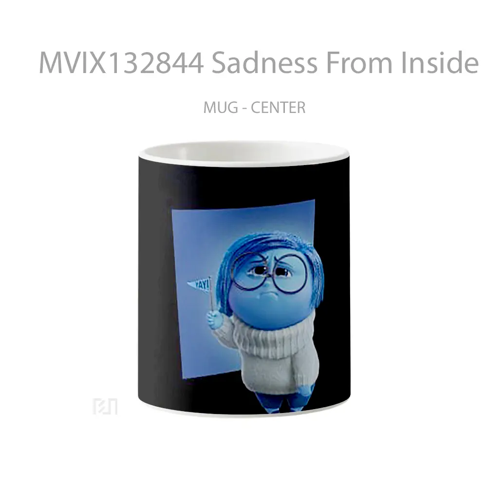 Mug Sadness From Inside Out Gelas Keramik Unik