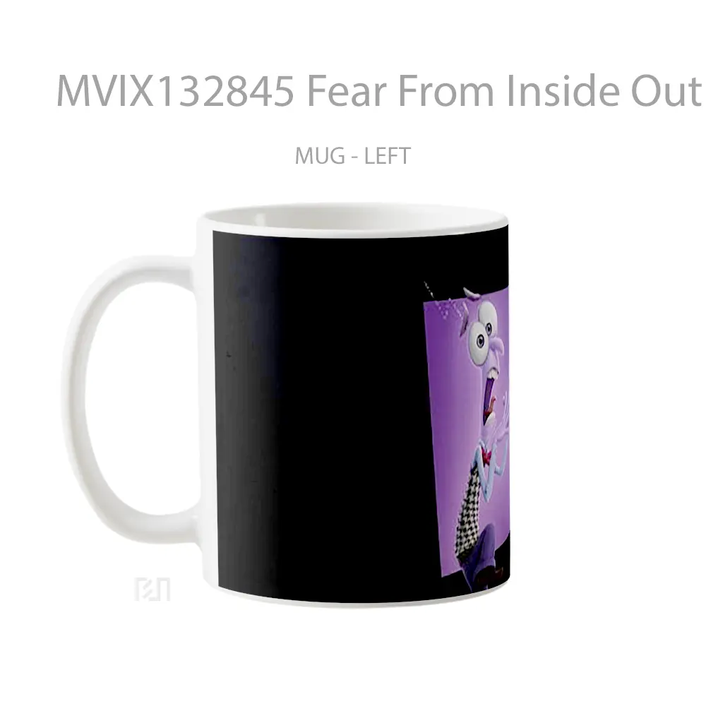 Mug Fear From Inside Out Gelas Keramik Unik - All-side / Desain