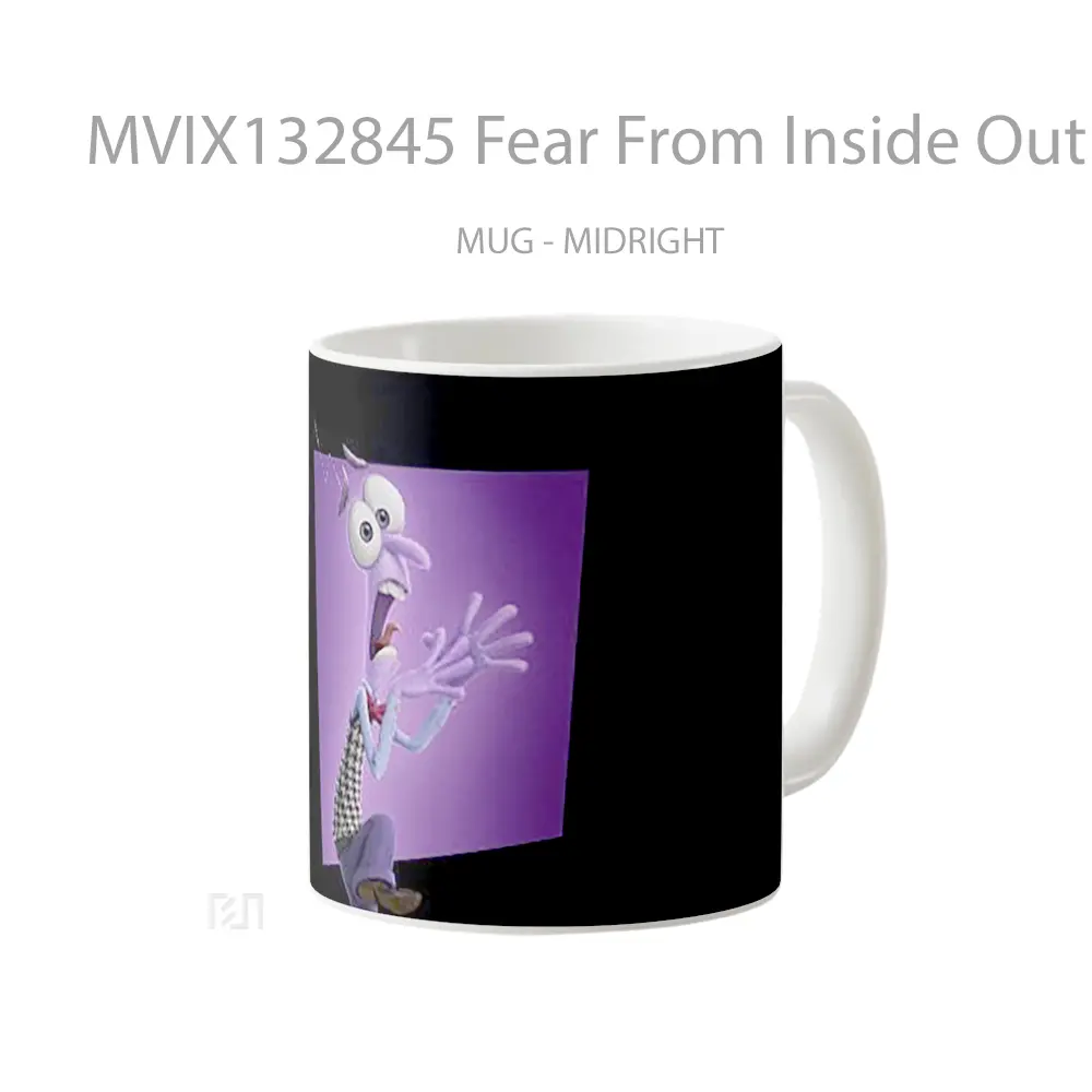Mug Fear From Inside Out Gelas Keramik Unik - All-side / Desain