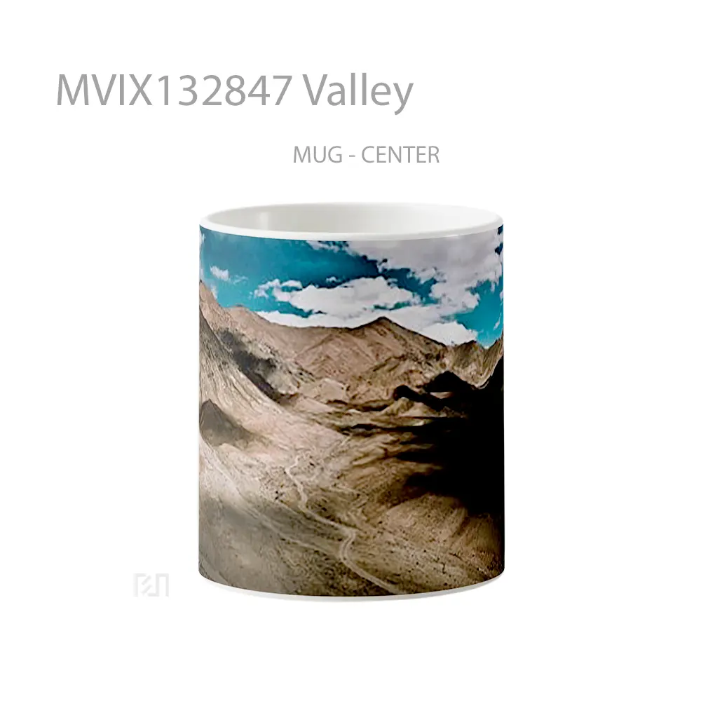 Mug Valley Gelas Pemandangan Alam