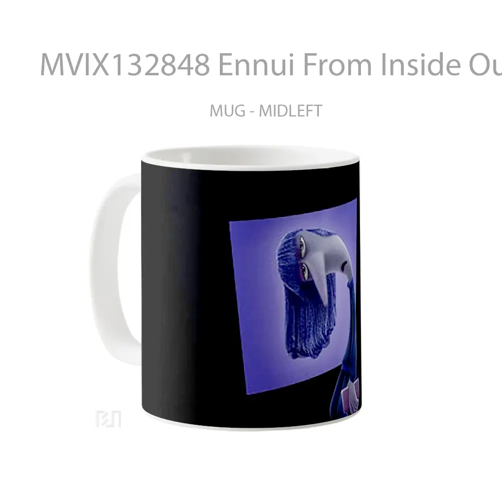 Mug Ennui From Inside Out Gelas Keramik Unik - All-side / Desain