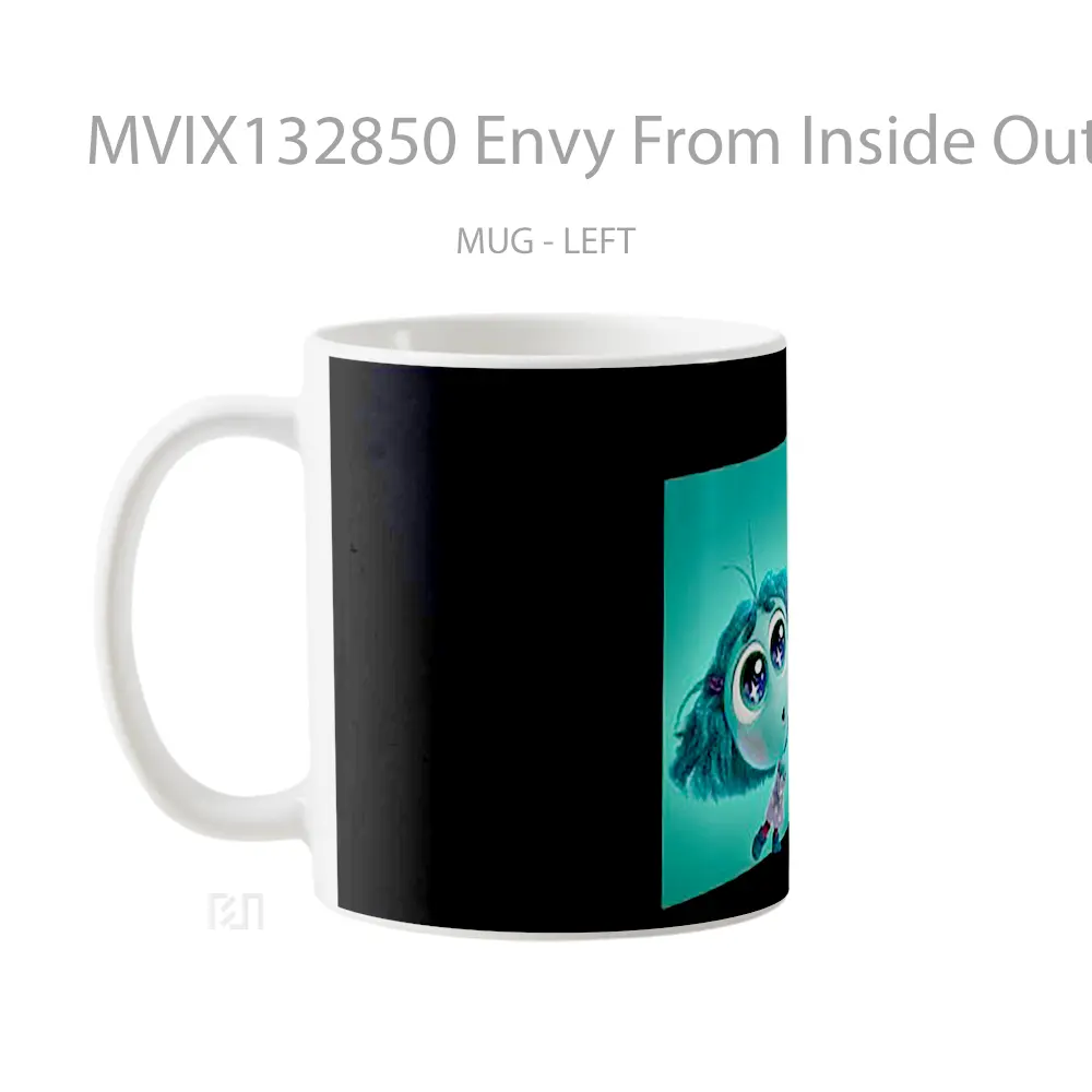 Mug Envy From Inside Out Gelas Keramik Unik - All-side / Desain