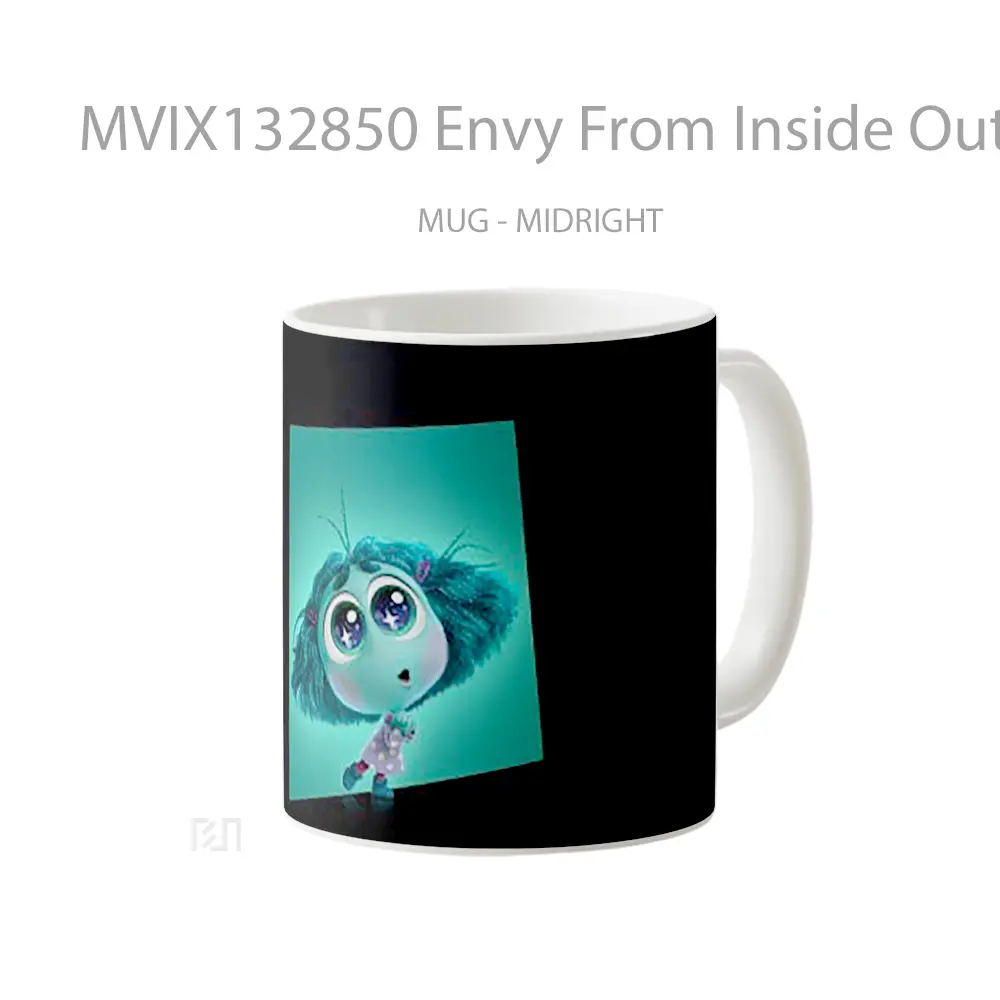 Mug Envy From Inside Out Gelas Keramik Unik - All-side / Desain