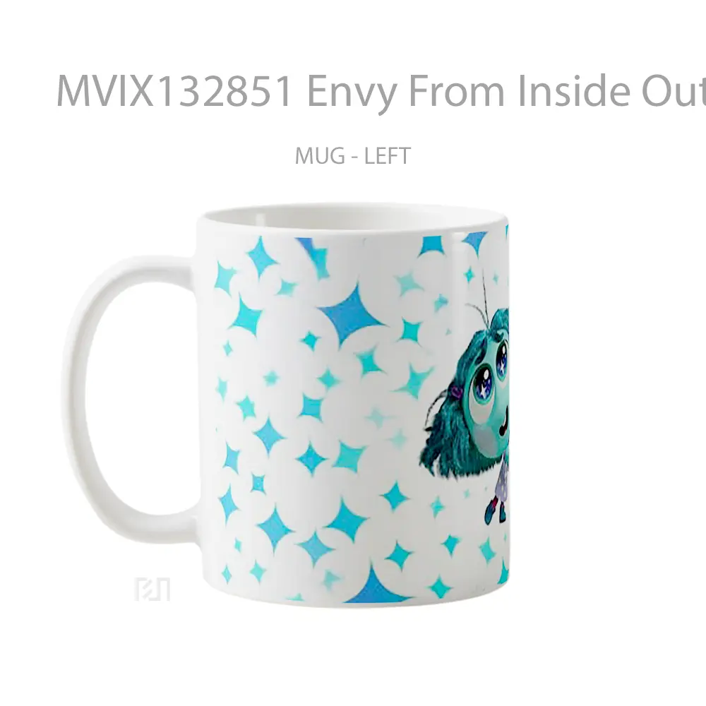 Mug Envy From Inside Out 2 V2 Gelas Keramik Unik - All-side / Desain