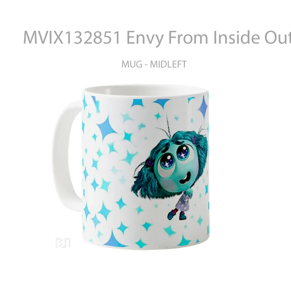 Mug Envy From Inside Out 2 V2 Gelas Keramik Unik - All-side / Desain