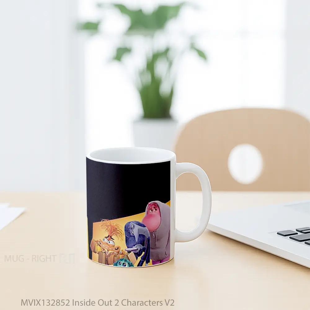Mug Inside Out 2 Characters V2 Gelas Keramik Unik - All-side / Desain