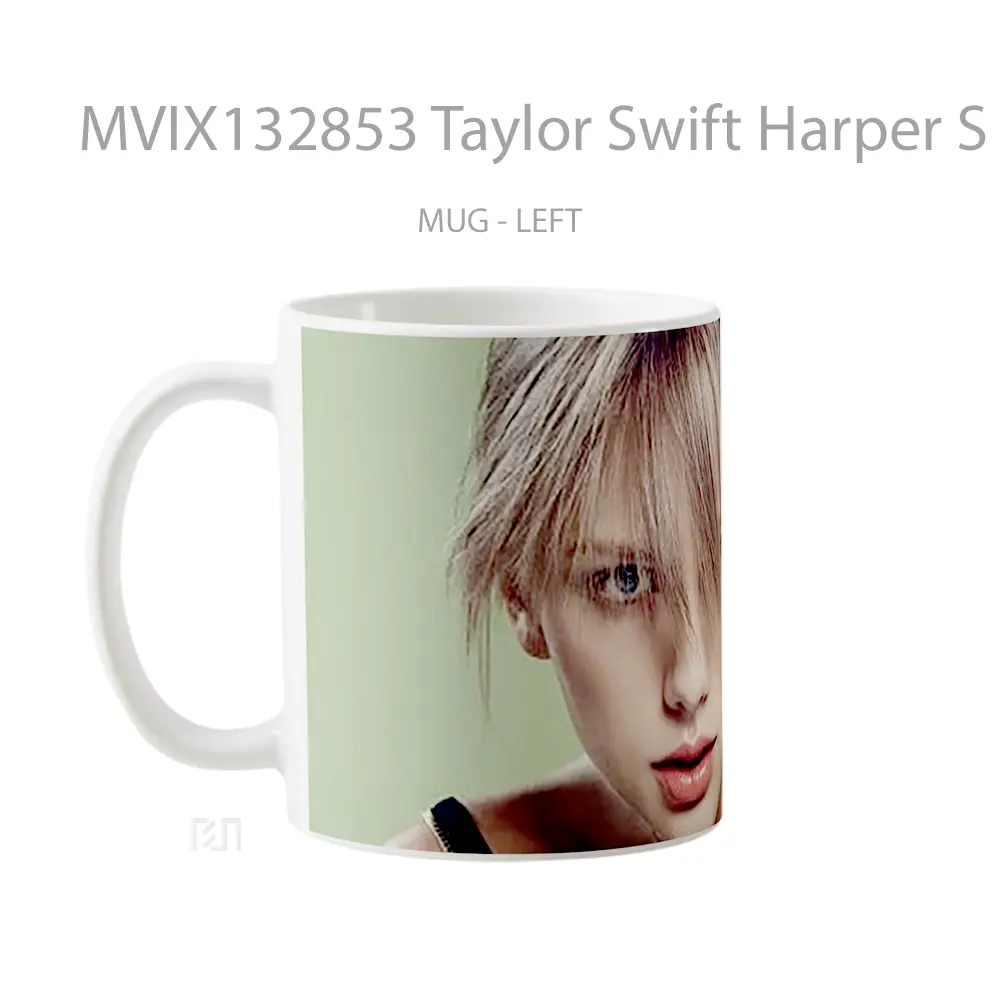Mug Taylor Swift Harper S Bazaar Gelas Selebriti - All-side / Desain