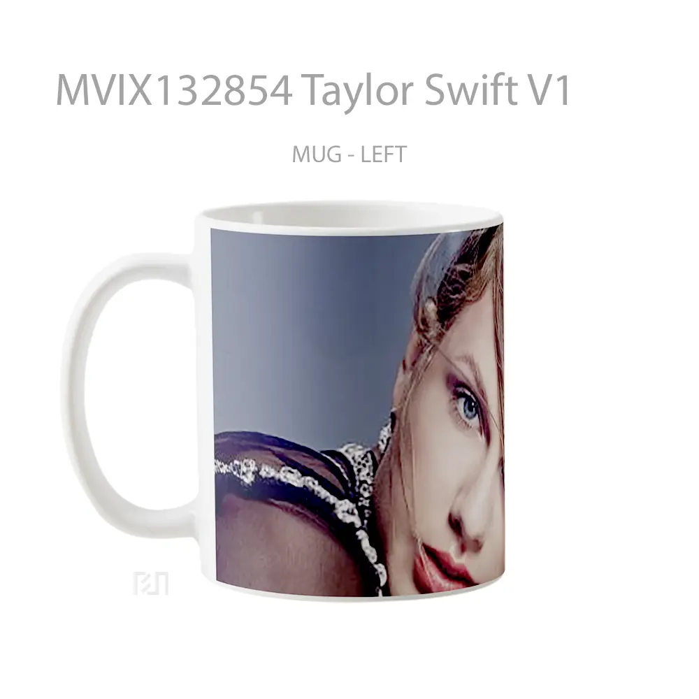 Mug Taylor Swift V1 Gelas Selebriti - All-side / Desain