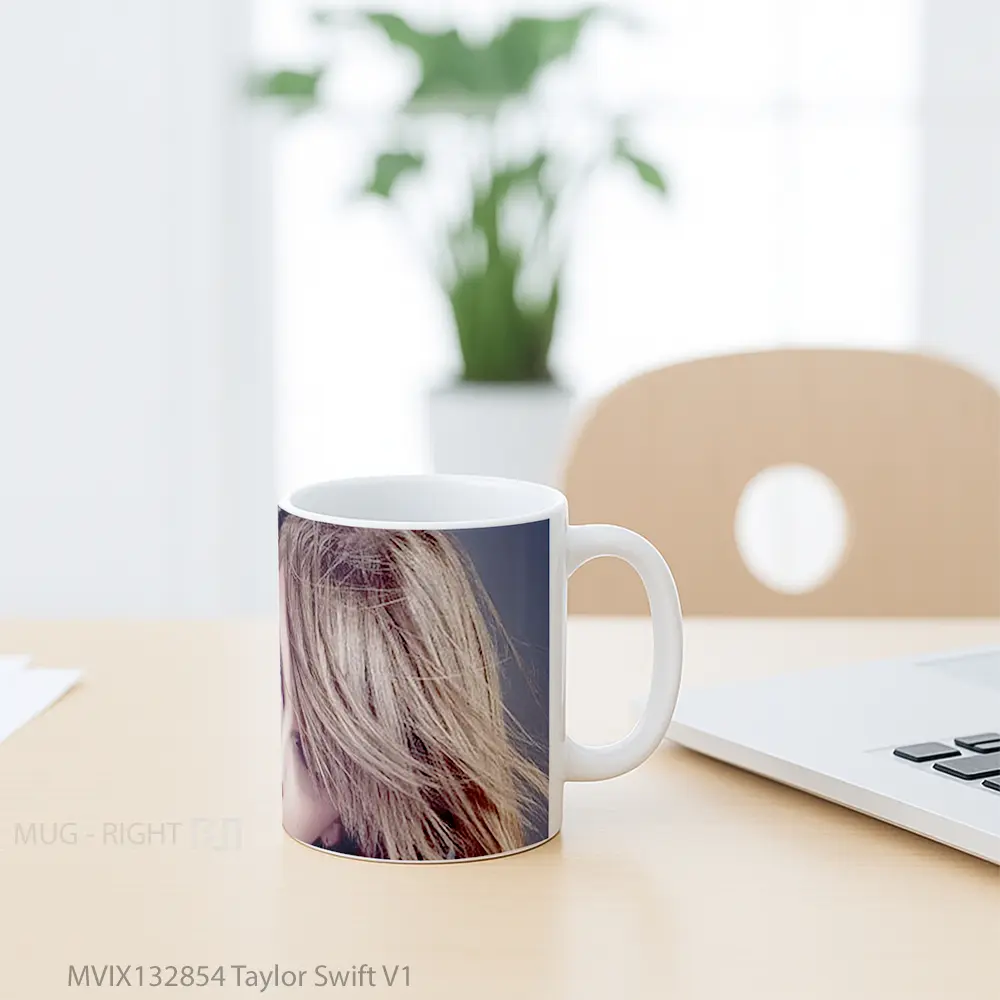 Mug Taylor Swift V1 Gelas Selebriti - All-side / Desain