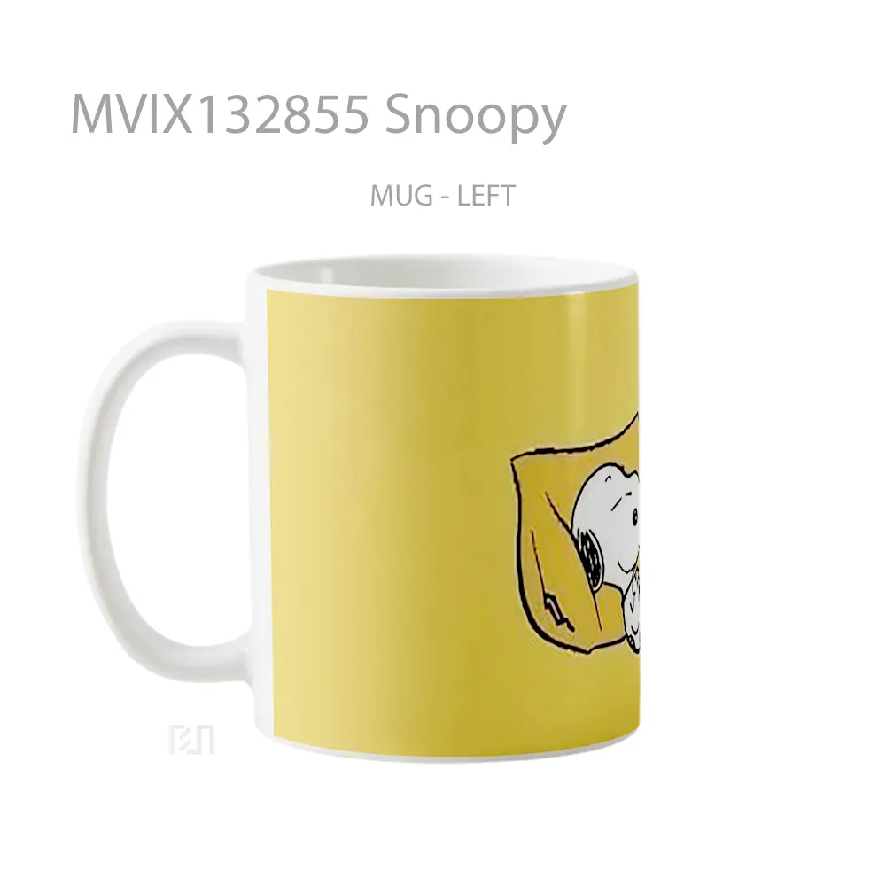 Mug Snoopy Gelas Keramik Unik - All-side / Desain