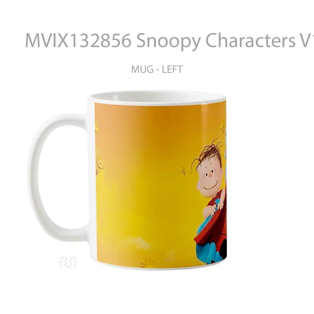 Mug Snoopy Characters V1 Gelas Keramik Unik - All-side / Desain