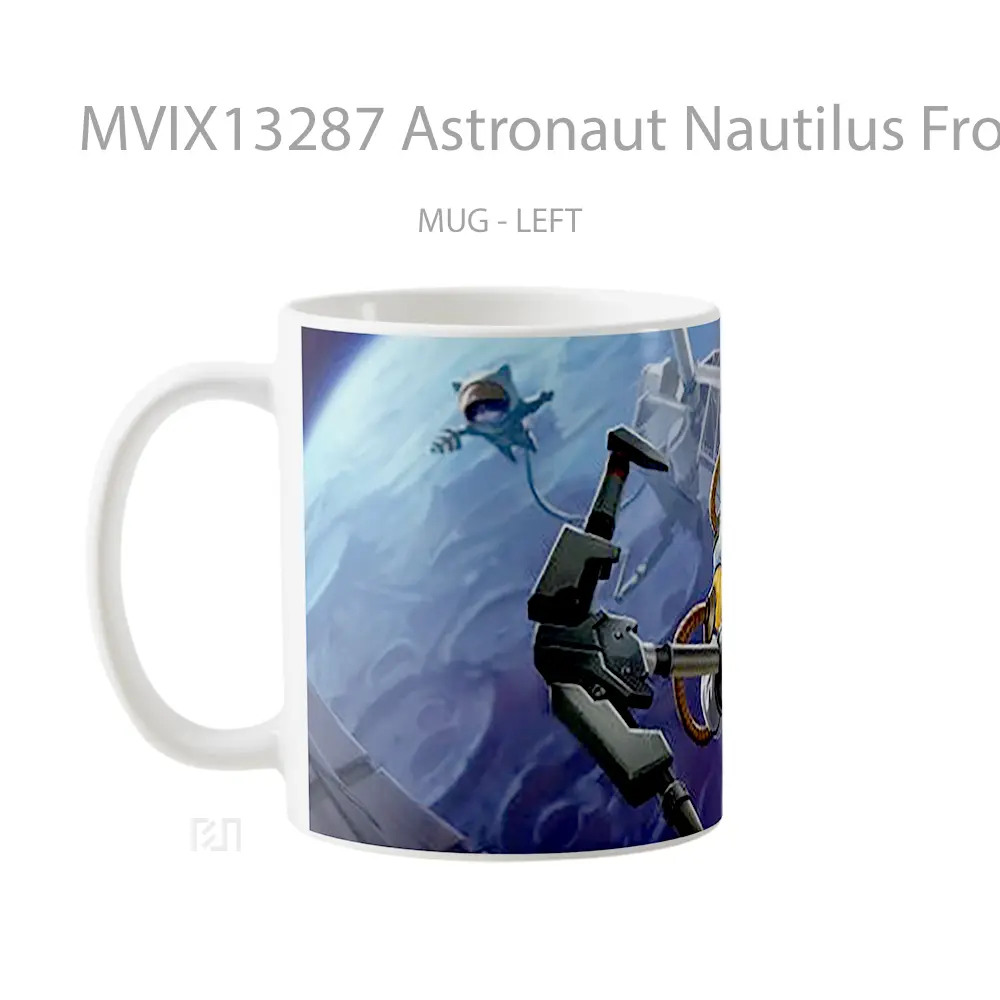 Mug Astronaut Nautilus From League Of Legends Cangkir Gamer - All-side / Desain