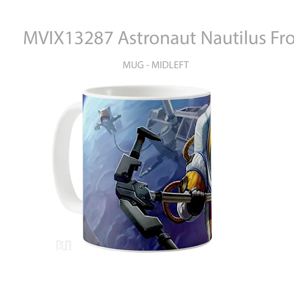 Mug Astronaut Nautilus From League Of Legends Cangkir Gamer - All-side / Desain