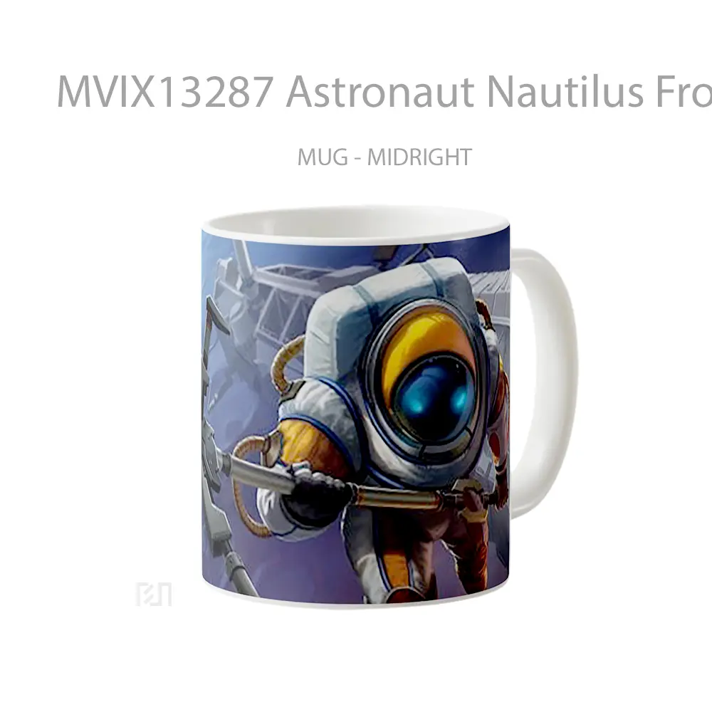 Mug Astronaut Nautilus From League Of Legends Cangkir Gamer - All-side / Desain