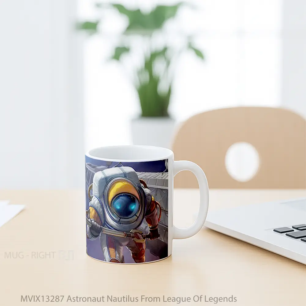 Mug Astronaut Nautilus From League Of Legends Cangkir Gamer - All-side / Desain