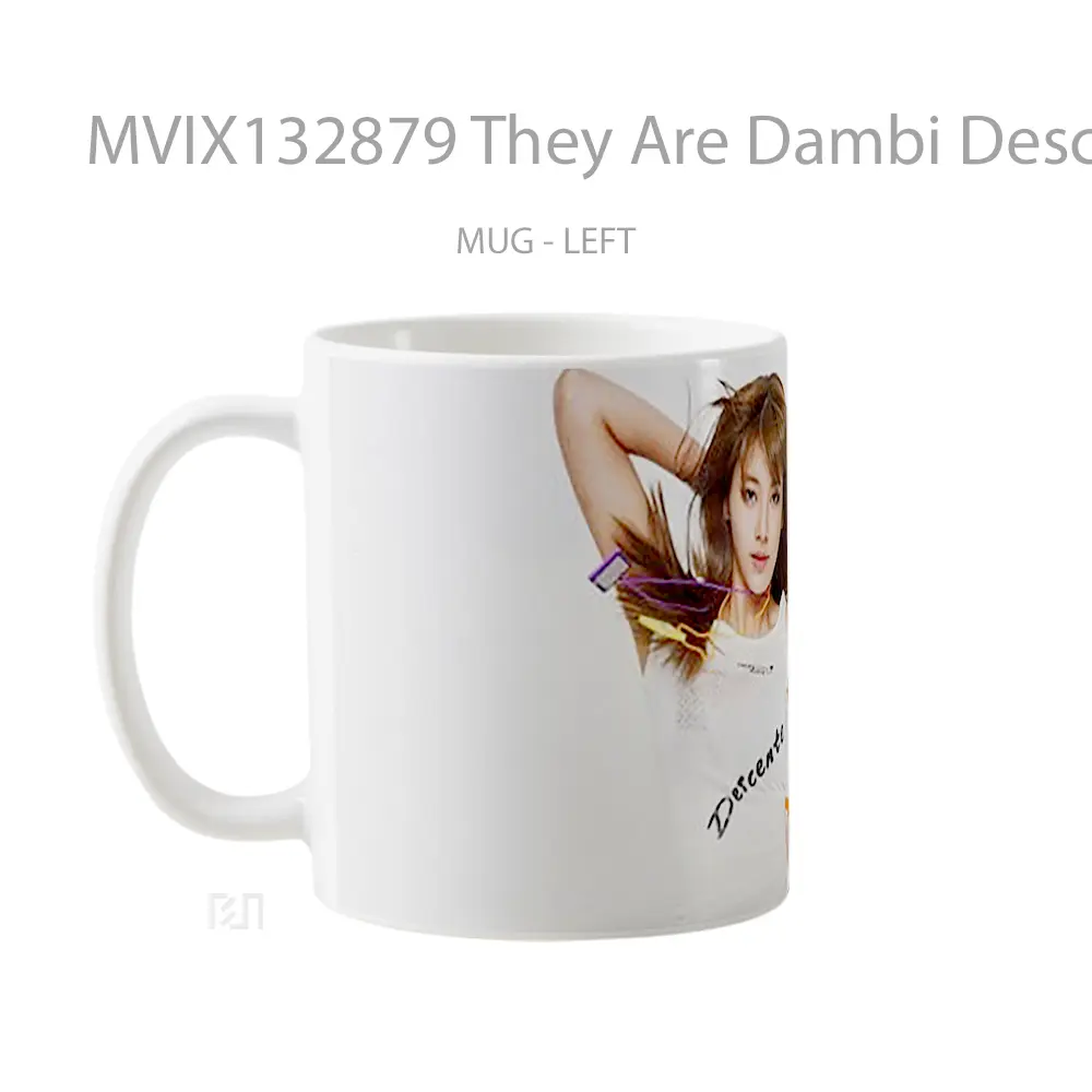 Mug They Are Dambi Descente Gelas Keramik Unik - All-side / Desain