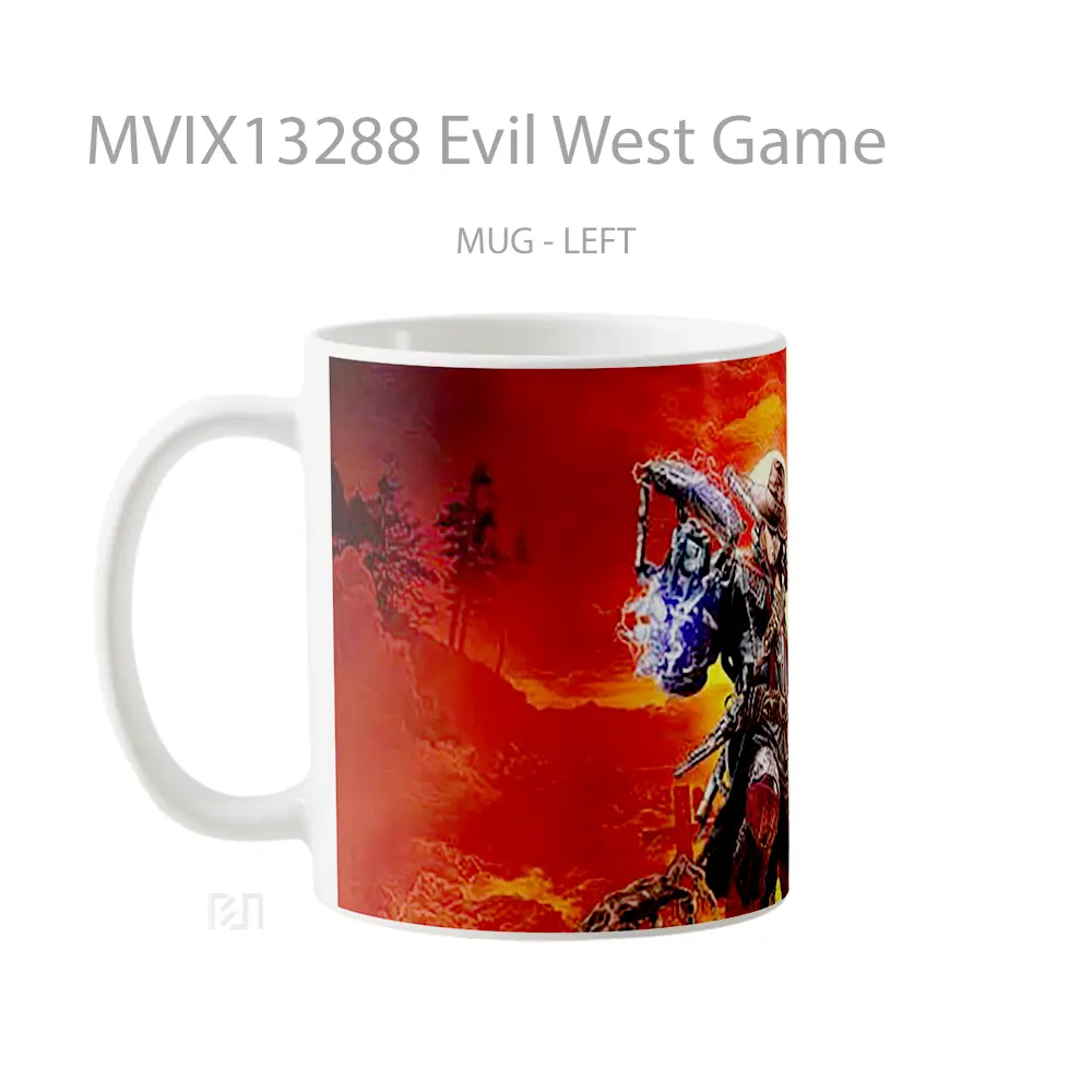 Mug Evil West Game Cangkir Gamer - All-side / Desain