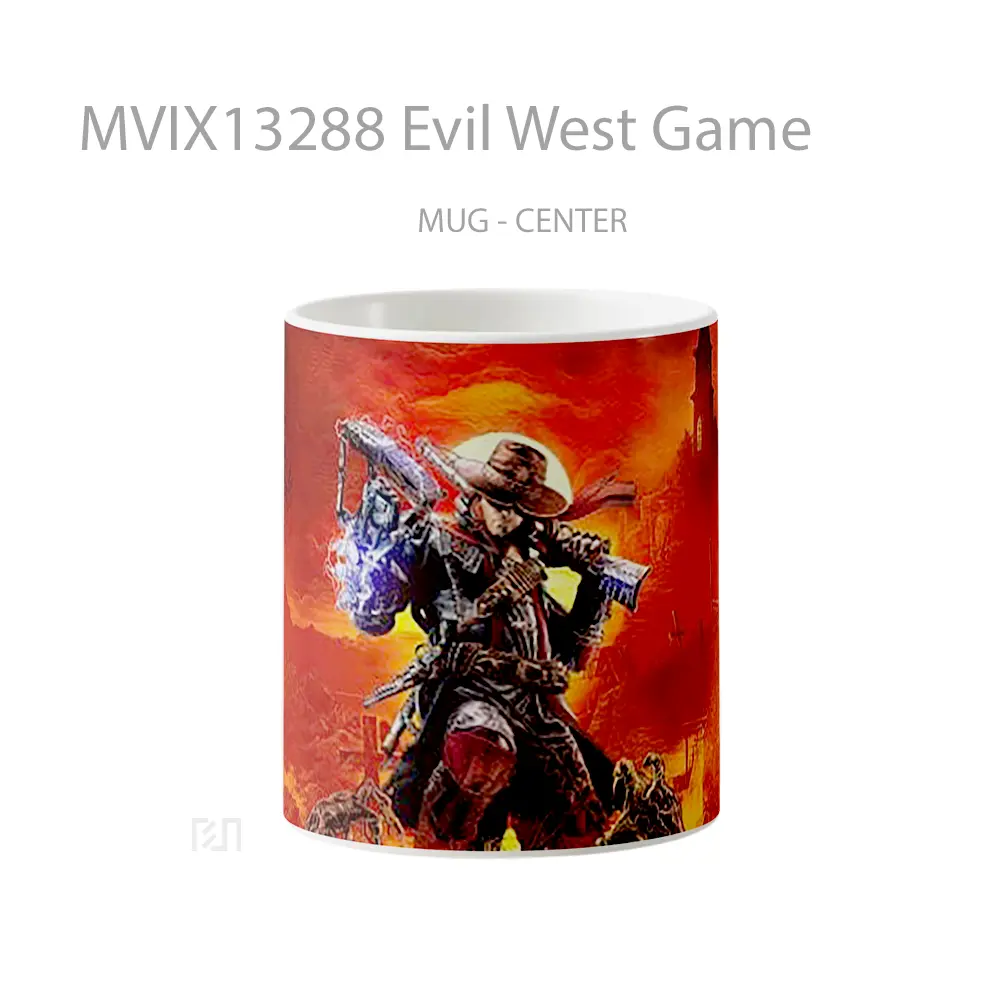 Mug Evil West Game Cangkir Gamer